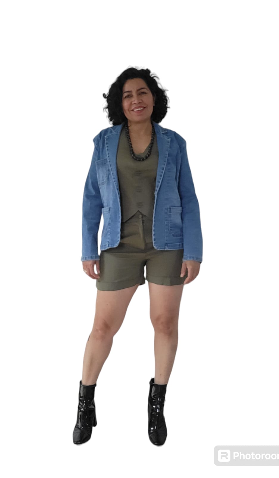 Short coton et lin