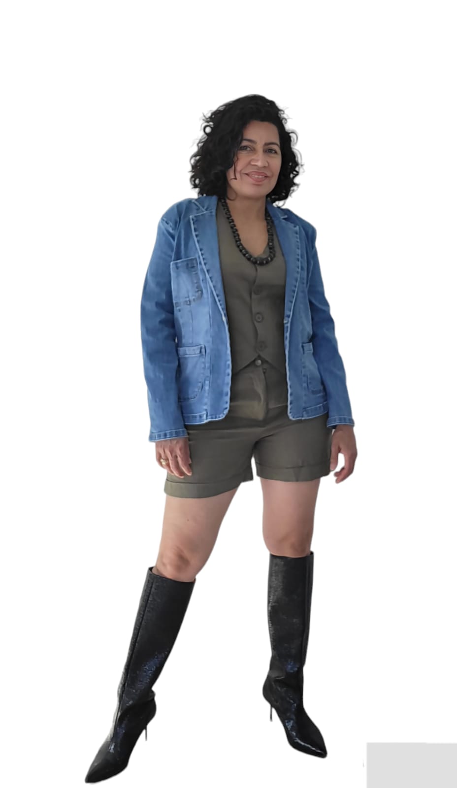 Short coton et lin