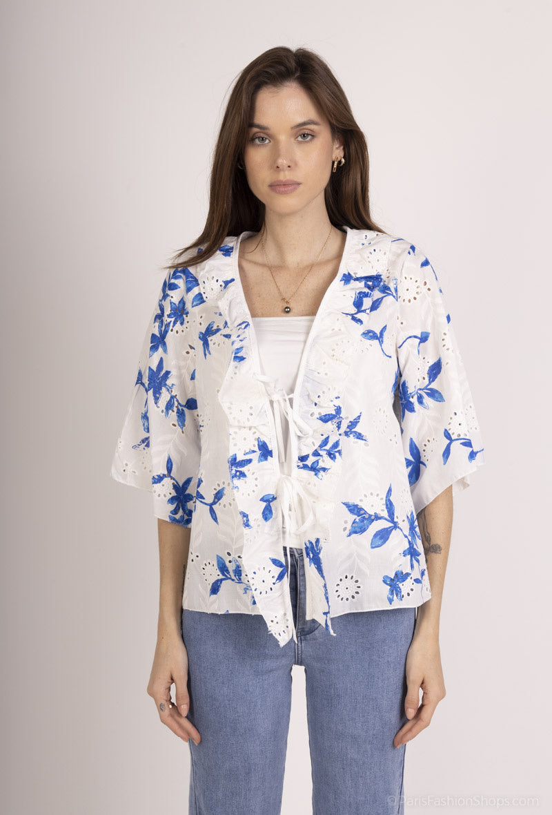 Chemise broderie anglaise