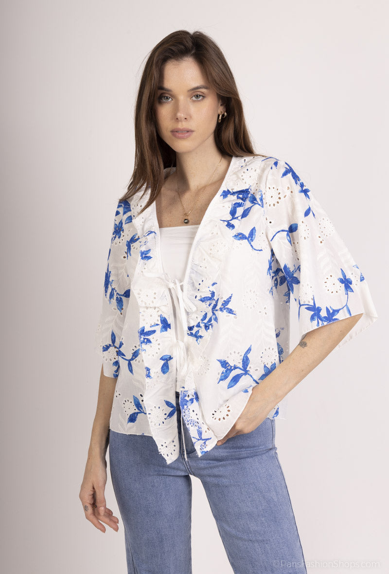 Chemise broderie anglaise