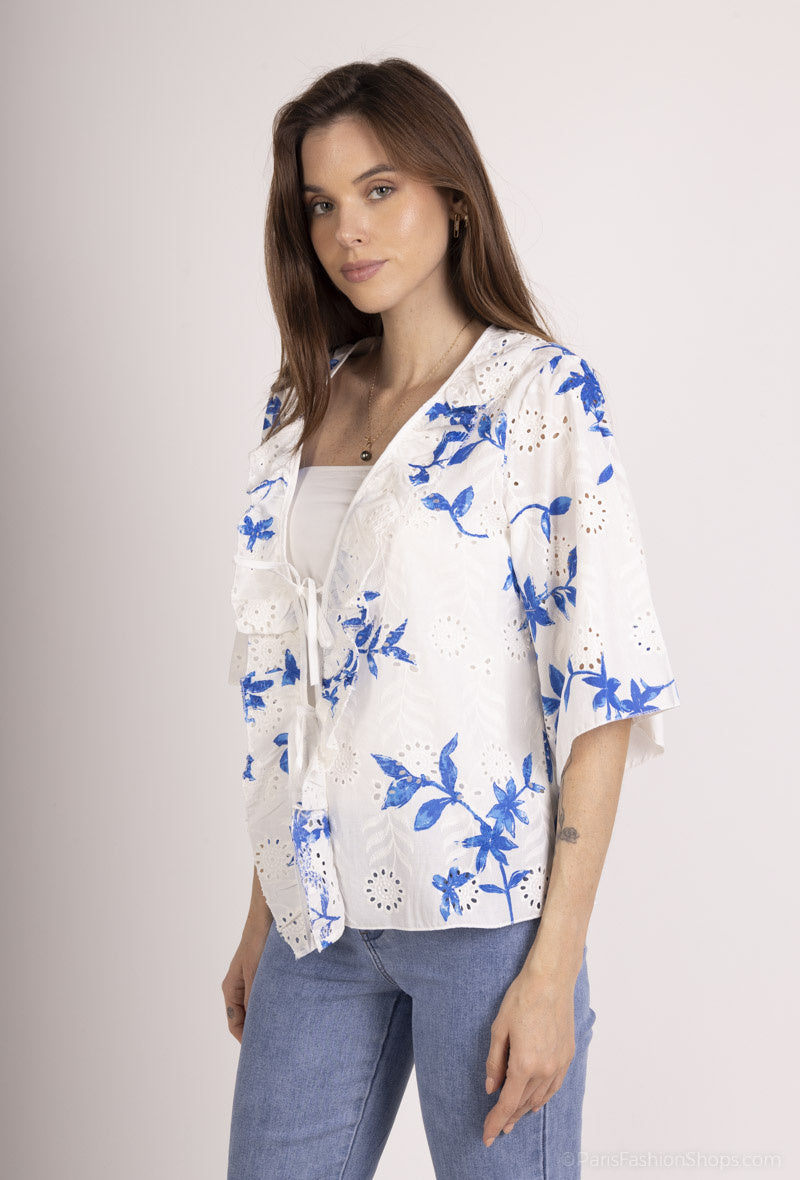 Chemise broderie anglaise