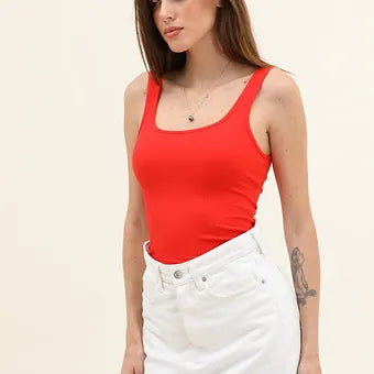 Body à décolleté carré et dos nu