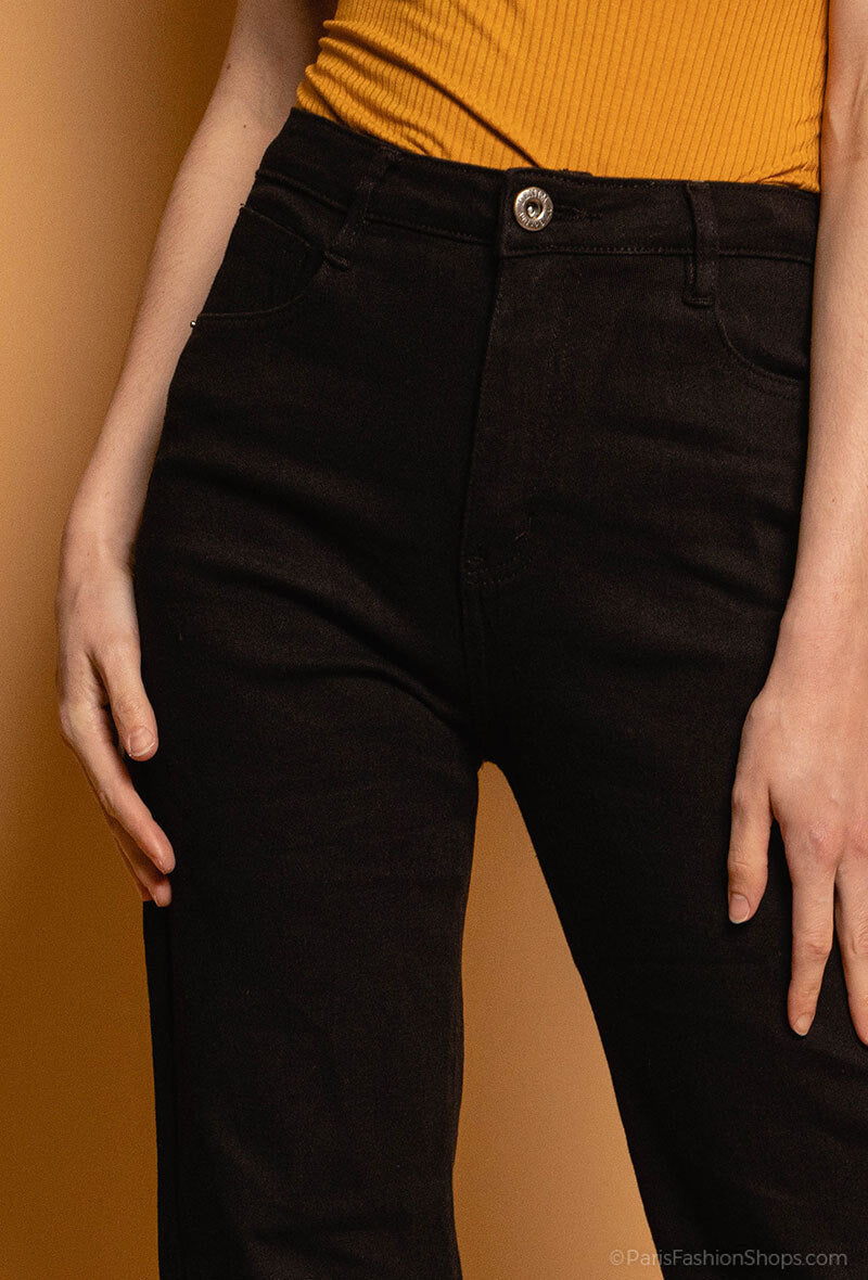 Jeans droit noir