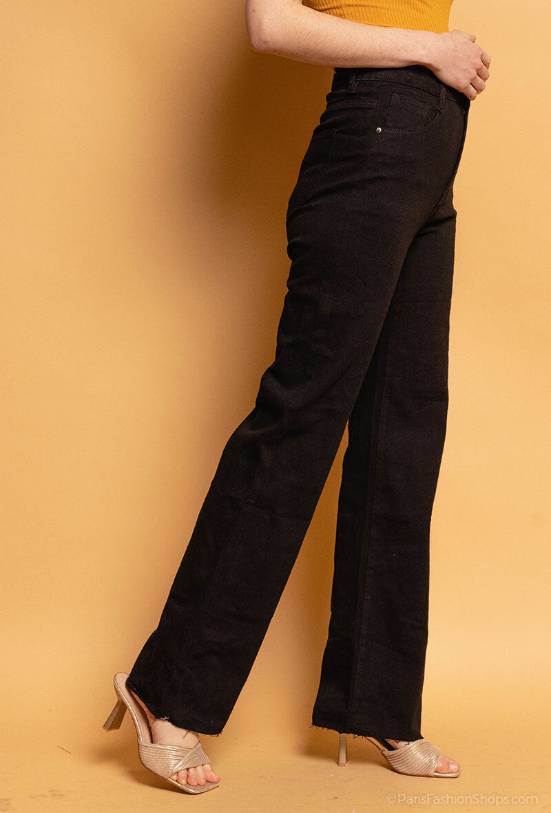 Jeans droit noir