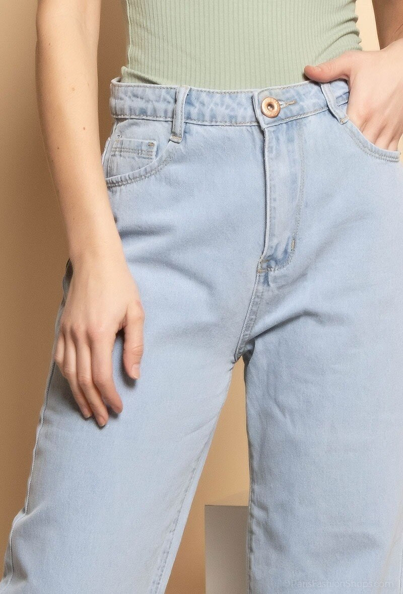Jeans Mom bleu