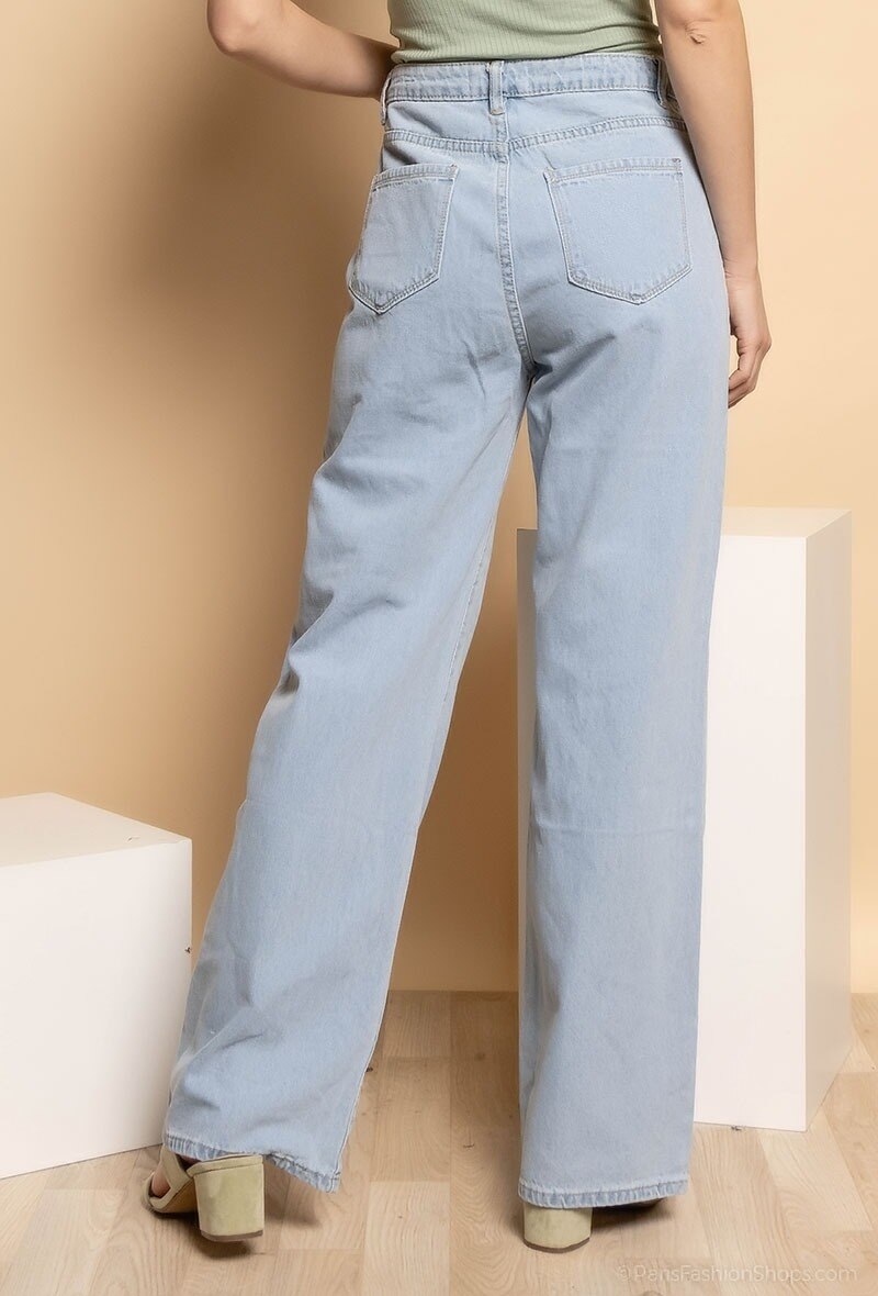 Jeans Mom bleu