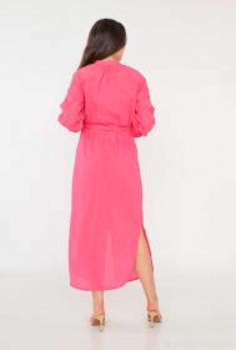Robe chemise blanche en coton