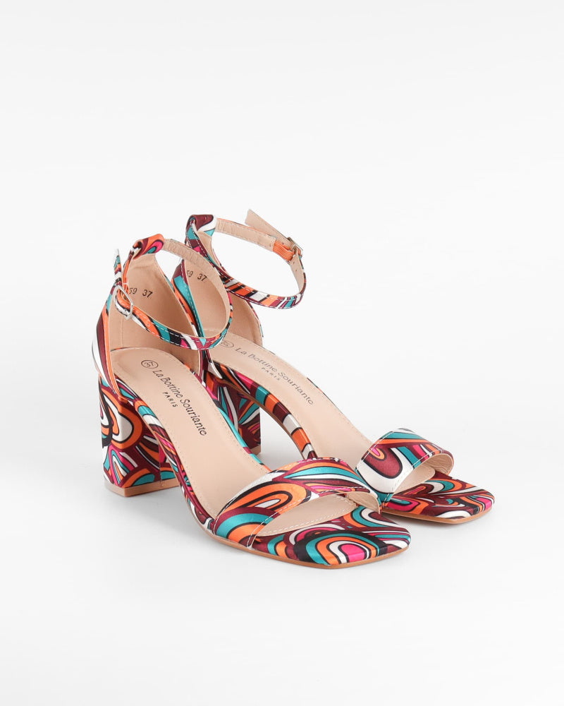 Sandales colorées