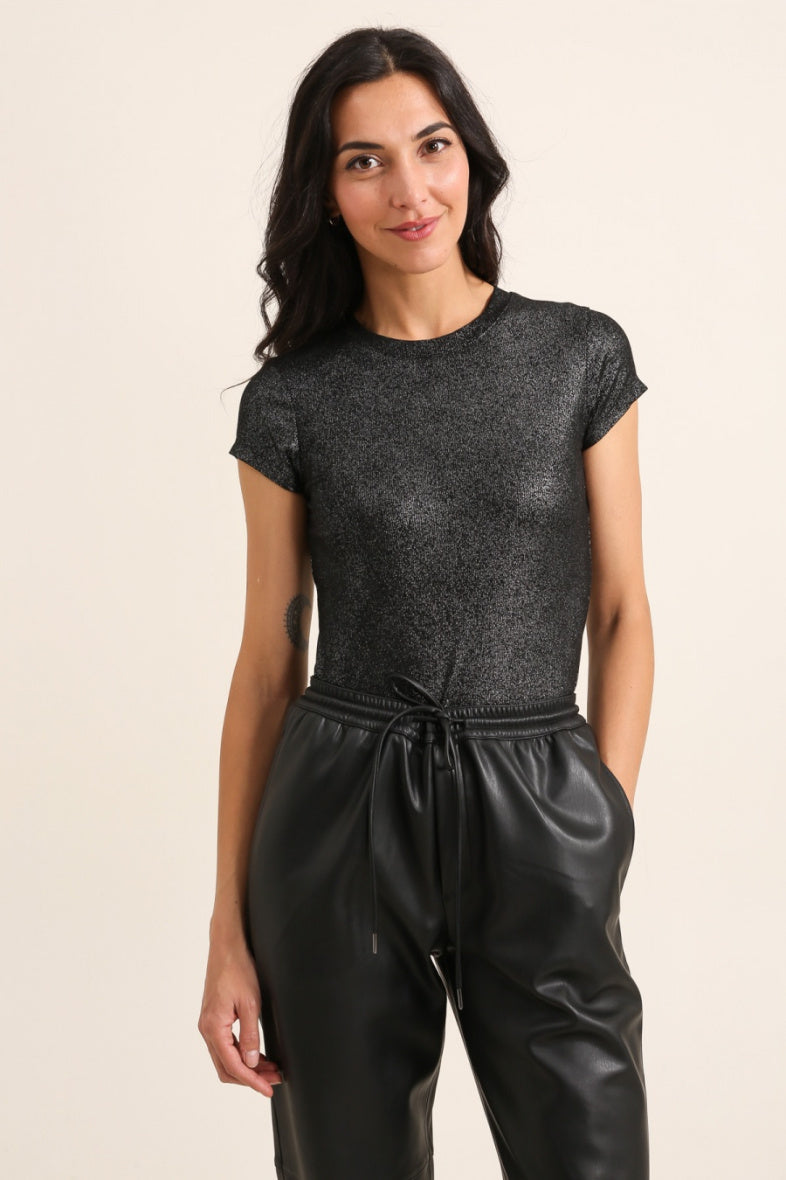 T-shirt col rond en coton