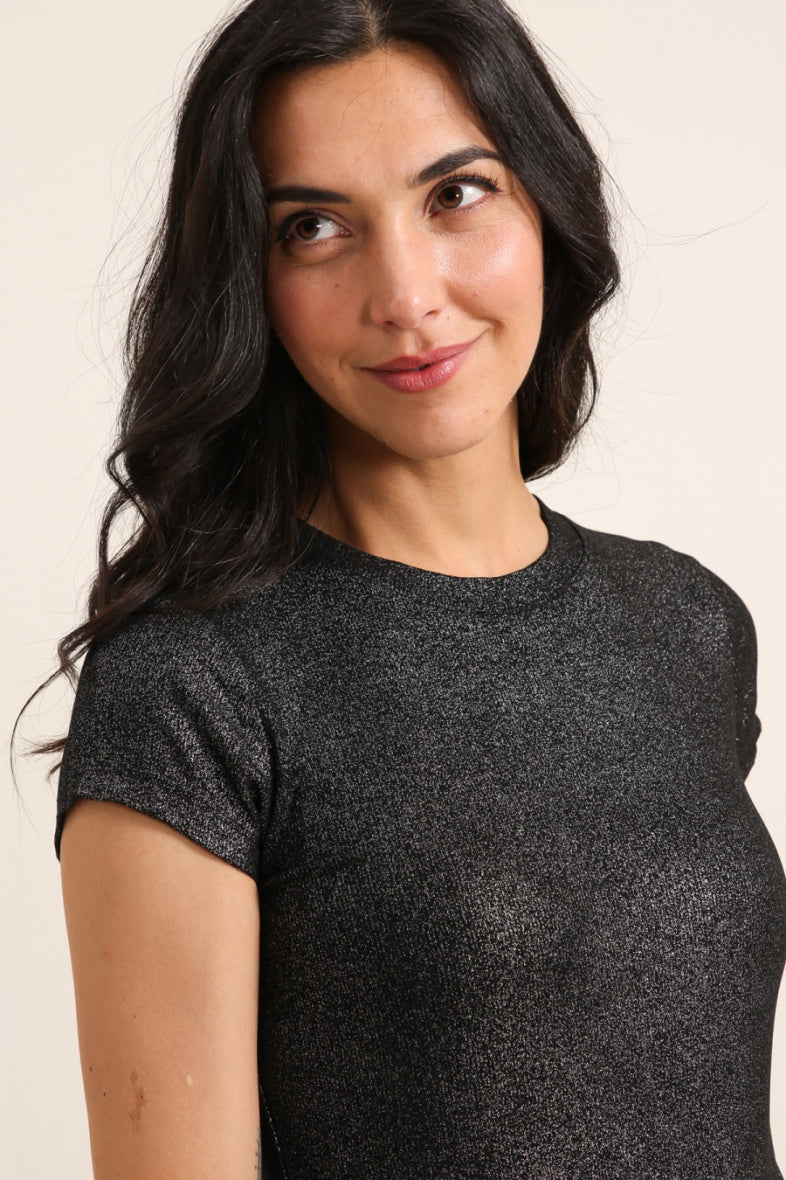 T-shirt col rond en coton