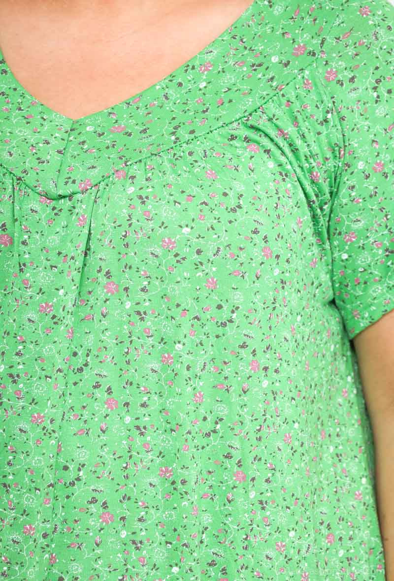 Top imprimé en grande taille