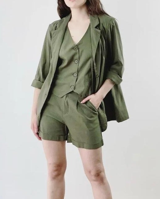 Gilet*** coton et lin