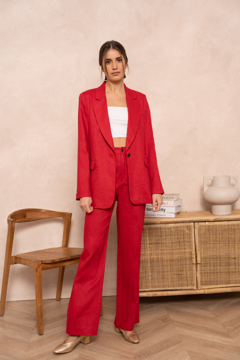 Pantalon 100 % Lin