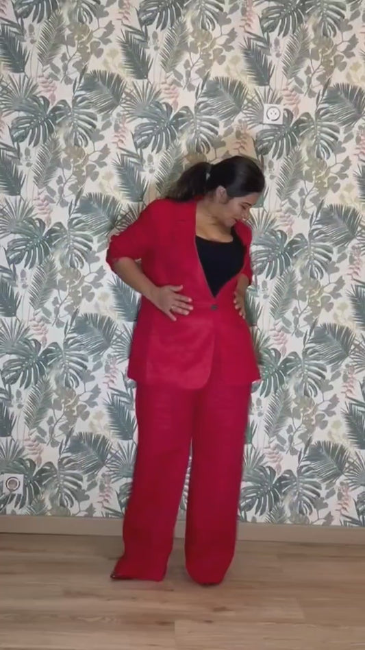 Pantalon 100 % Lin