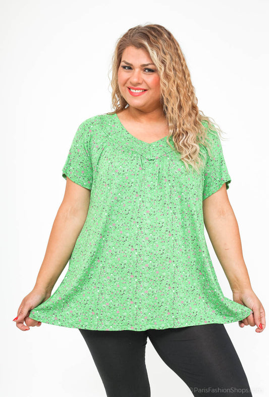 Top imprimé en grande taille